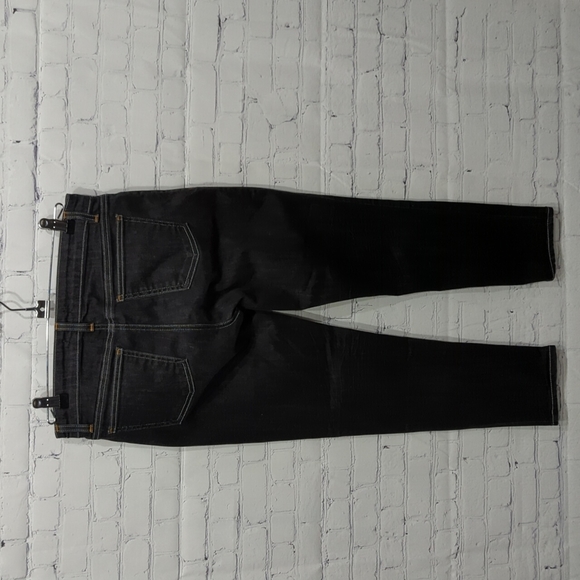 Eileen Fisher Black Crop Jeans Sz 6P - Picture 6 of 7